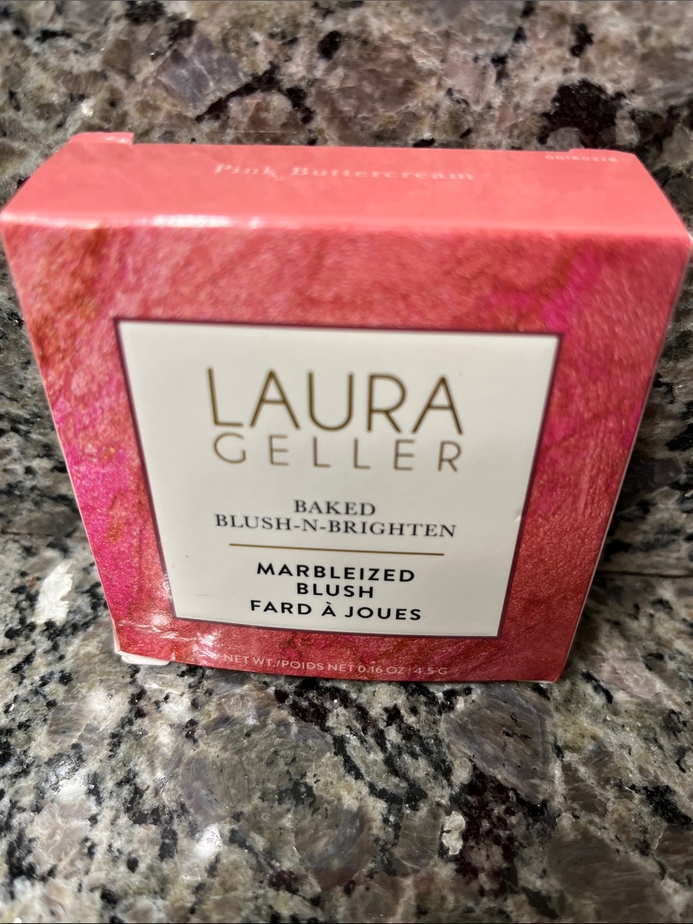 Laura Geller Marbleized Baked Blush - Pink Buttercream
